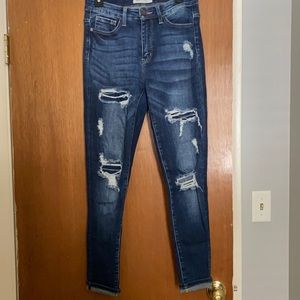 BKE Parker high rise ankle skinny